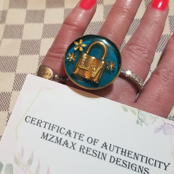 LV SPINNER VIDEO MzMax Resin Designs Luxury Series Ring - Picture 3 of 8